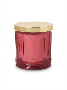 Elton John x Slatkin & Co. QVC Collection Rose Ginger Tea Candle with Gold Lid